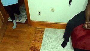 bella tyson gets bound in doggystyle tag team