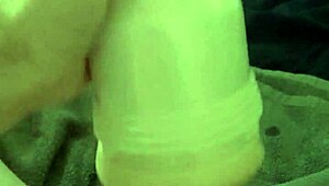 x900d solo fleshlight wank internal cumshot, creampie fetish? Watch me stroke?