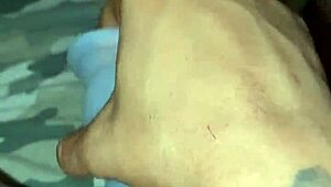 Stuffing Pierced Pussy with Pretty Dildo