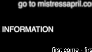 Dominatrix Mistress April besitzt mich im Grossenhain Verhörgefängnis mit brutaler Kontrolle