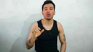 I am a 21-year-old twink giving oral to my best friend's uncle's huge thick cock