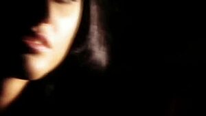 She dances gracefully, feeling hotter each time