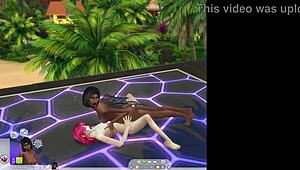 Futanari Shemales Engage In Sex And Fun In Sims 4.