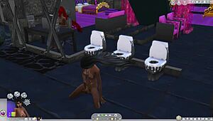 Futanari Shemales Engage In Sex And Fun In Sims 4.