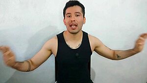 I am a 21-year-old twink giving oral to my best friend's uncle's huge thick cock