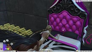 Futanari Shemales Engage In Sex And Fun In Sims 4.