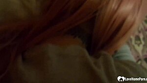 stepsister gets fucked while shes in bed