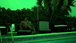 B Girl Adores Wild Fucking by the Poolside