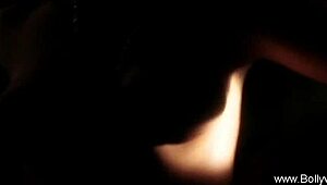 She dances gracefully, feeling hotter each time