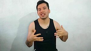 I am a 21-year-old twink giving oral to my best friend's uncle's huge thick cock