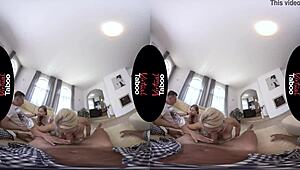 Sensual brunette with shaved pussy experiences unexpected turn in erotic video