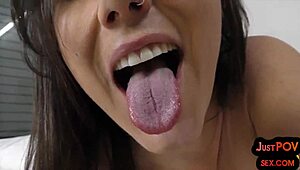 Bigass pov babe drilled doggystyle after cocksucking