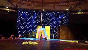 omg, lola taylor's live show in athens 2016 was wild, i mean, total anal chaos!