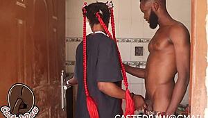 Swinger couples intensely share pussy and dick.