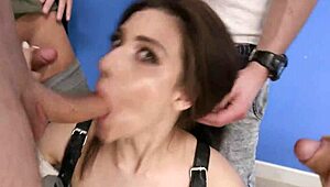 Socking wet beer festival with Emily Pink 4on1 fisting and pee shower