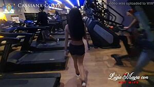 Hey Cassiana, want to play with my big tits after gym?