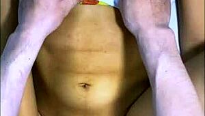 she's so tight, seems virgin, but i know she's not