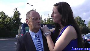 Wow, this classy MILF in uniform is getting her pussy fingered so good!