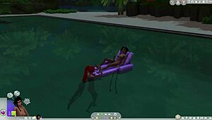 Futanari Shemales Engage In Sex And Fun In Sims 4.