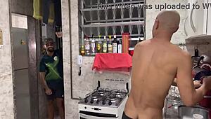 the hot water ran out during our shower 😅