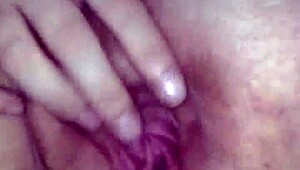 My girl pleasures herself with my help