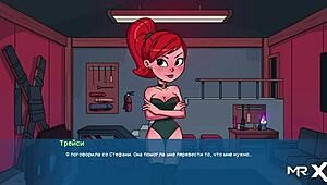 Camppinewood - spanked secretary and found tracey with toy. Anal creampie in anime game.