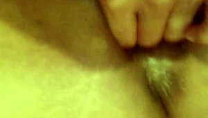 morning masturbation leads to ebony babe squirting orgasm