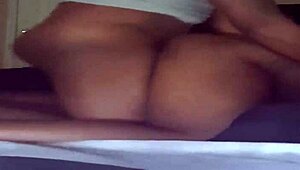 Girlfriend's Wild Ride on Black Cock