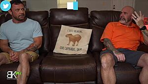 what are you doing with stepauntie's big tits? stepmom catches stepson in taboo act.