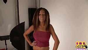 dude, this busty babe in heels is tugging cock like a pro 😜