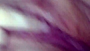 My girl pleasures herself with my help