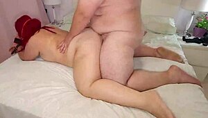 why did this chubby milf get wild and fuck hard?