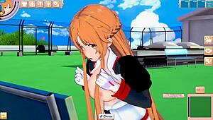 Explore The Anime Game Koikatu With Asuna And Sao Characters
