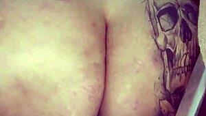 Mary Jhuana Sits on Toy, Teasing Big Tits.