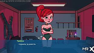 Camppinewood - spanked secretary and found tracey with toy. Anal creampie in anime game.