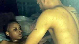 ebony amateur gets missionary fuck again