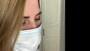 Russian Beauty Sugarnadya Performs Seductive Striptease for Client