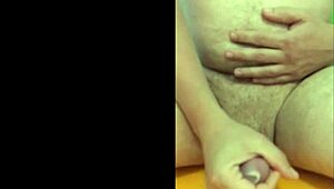 just me stroking solo with a condom on.