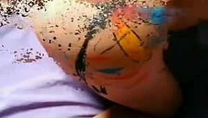 Show de Efeitos Sexy with Big Ass Portuguese Latina Amateurs