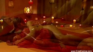 Time for a sensual massage with pussy attention from this Asian brunette.