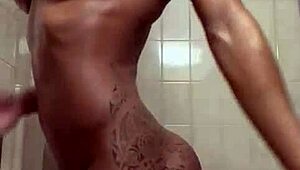 Blonde fitness model with big boobs gets fucked hard by muscular bodybuilder