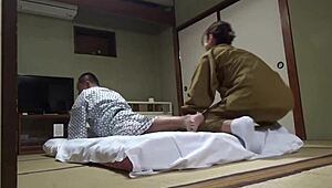 seducing a japanese waitress for hot spring sex