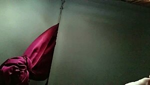 slow motion asian workout with deep stretches