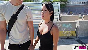 Megan Fiore's Intense Anal Tunnel Fucking In Public