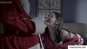 Teen Deepthroating Santa In Fantasy?