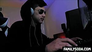 Gamer Stepbro Bangs Stepsis Hardcore