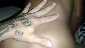 Eliza frees her ass for Allan Guerra Gomes