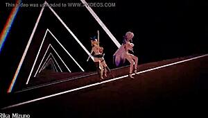 mmd r18 adorable girls dancing to luvoratorrrrry