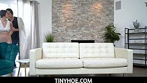 Tinyhoe Young Petite Teen Squirting Orgasm For Neighbor Maya Woulfe Donnie Rock