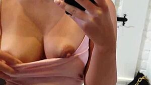 Mia Piper Masturbates In Front Of Mirror With Clothes Ripped